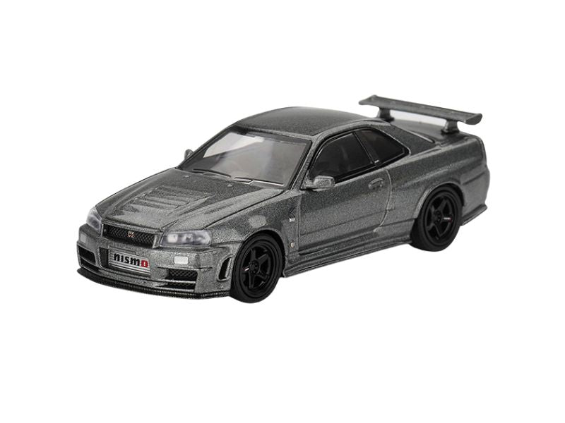 Nissan Skyline GT-R R34 NISMO CRS Dark Metal Gray (Mini GT) 1:64 - MGT01160