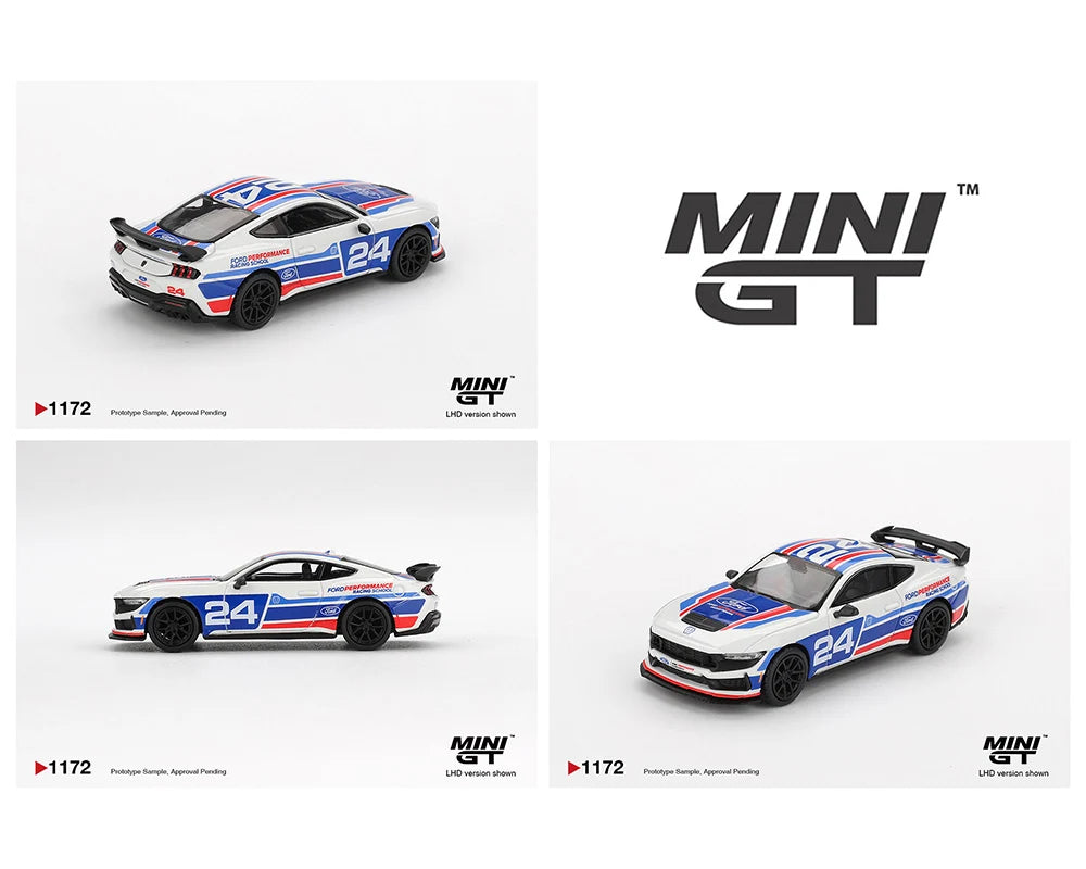 Ford Mustang Dark Horse #24 Ford Performance Racing School (Mini GT) 1:64 - MGT01172