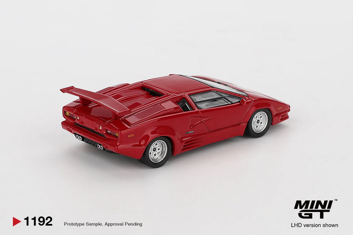 Lamborghini Countach 25th Anniversary Red (Mini GT) 1:64 - MGT01192