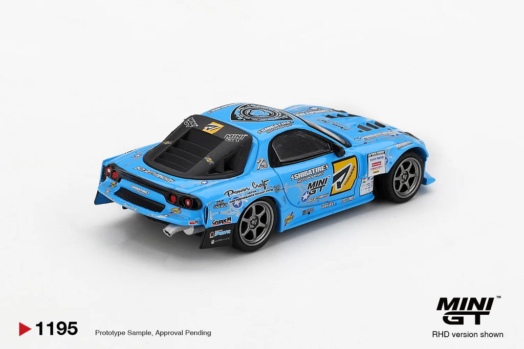 Mazda RX-7 RE-Amemiya 2025 D1GP Blue (Mini GT) 1:64 - MGT01195