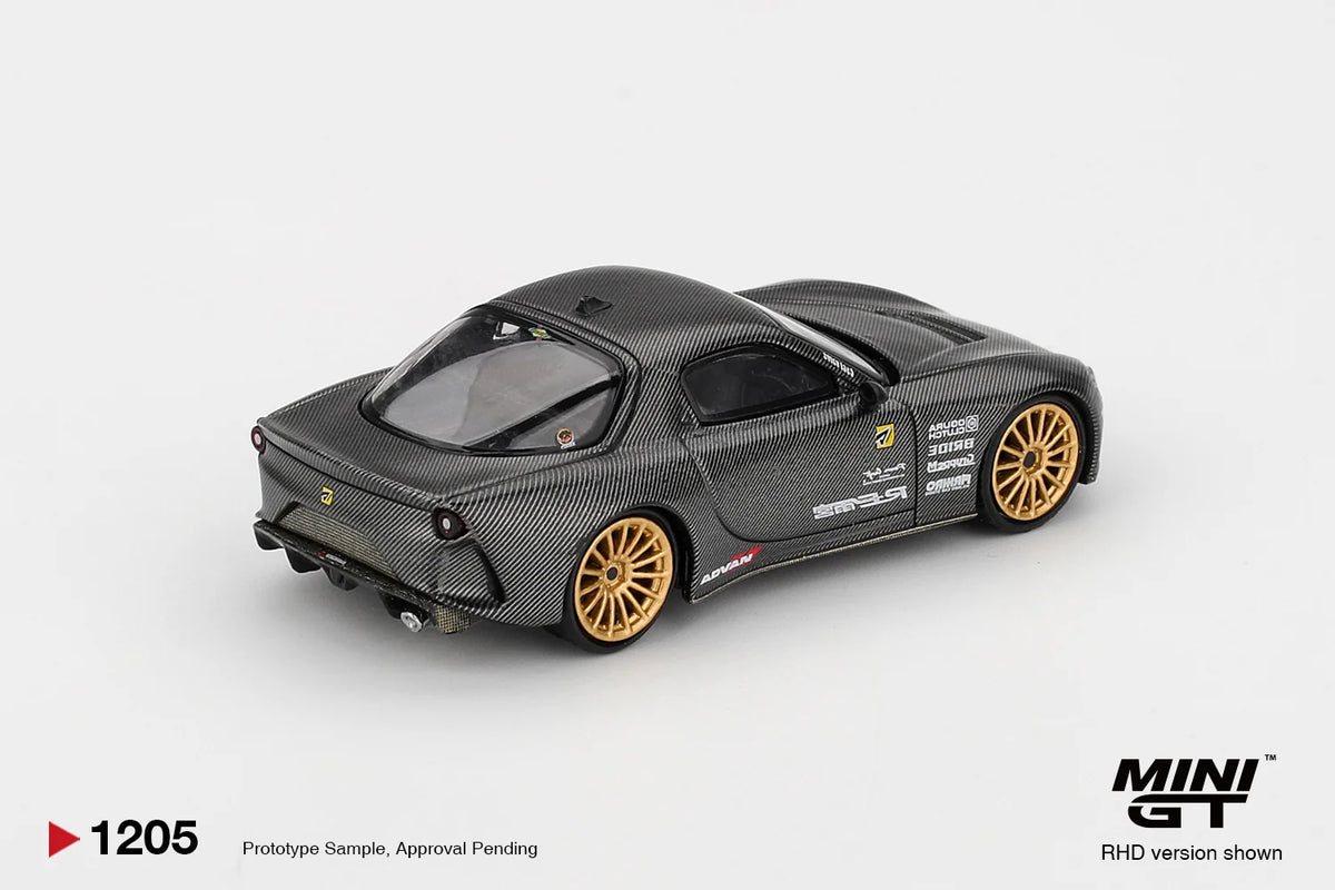 Mazda RX-7 RE-Amemiya Matsukiyo KOKU Carbon | Mini GT 1:64