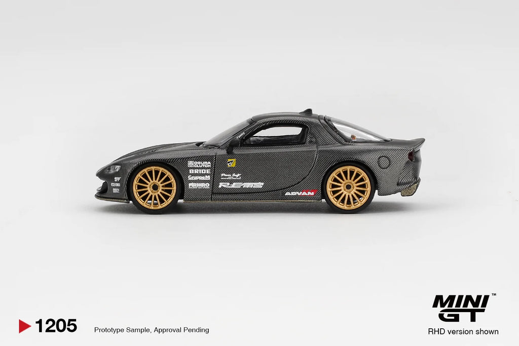 Mazda RX-7 RE-Amemiya Matsukiyo KOKU Carbon | Mini GT 1:64