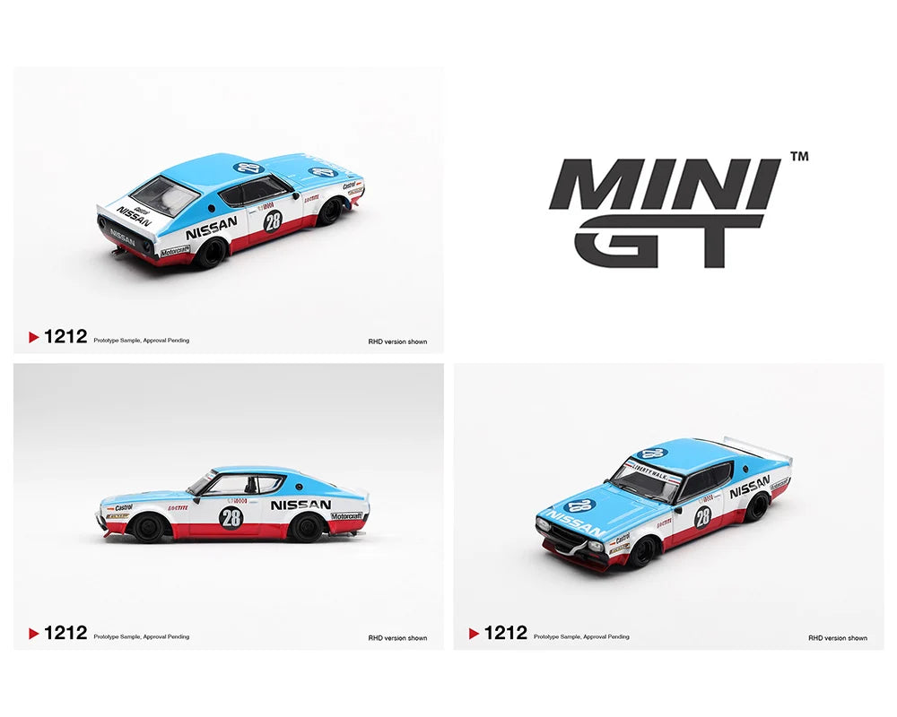 Nissan Skyline Kenmeri Liberty Walk Nissan Racing '75 Concept (Mini GT) 1:64 - MGT01212