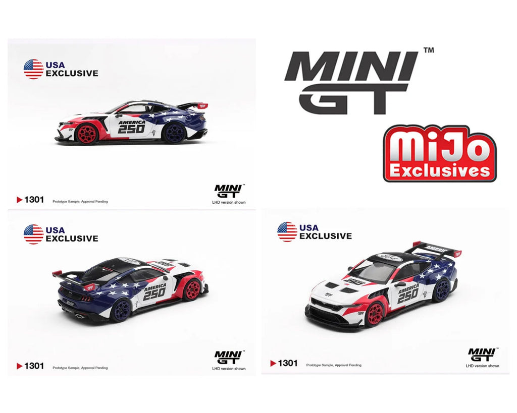 Ford Mustang GTD America 250 USA Exclusive (Mini GT) Diecast 1:64 - TSM MGT01301