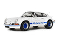 1973 Porsche 911 RSR White w/ Blue Carrera Stripes Diecast – 1:18