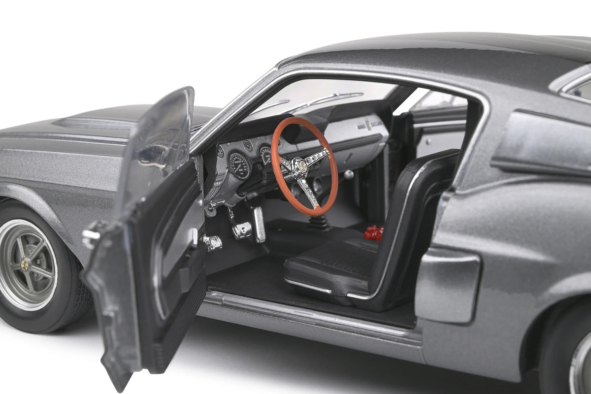 1967 Ford Mustang Shelby GT500 Gray/Black – Solido 1:18 Diecast