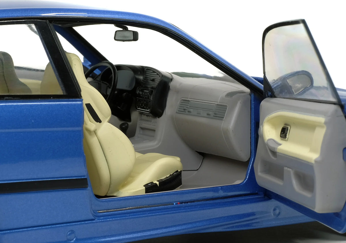 1990 BMW E36 M3 Coupe Estoril Blue Solido 1:18 - S1803901