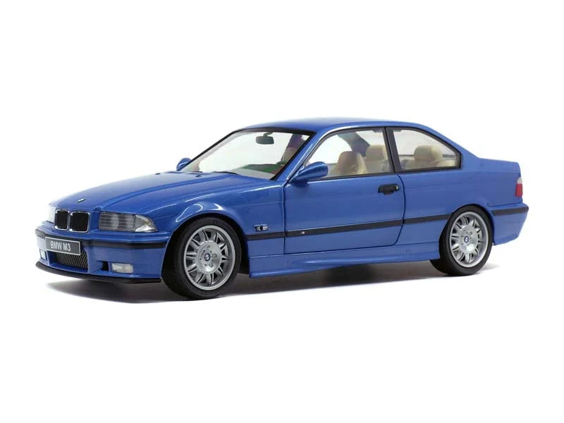 1990 BMW E36 M3 Coupe Estoril Blue Solido 1:18 - S1803901