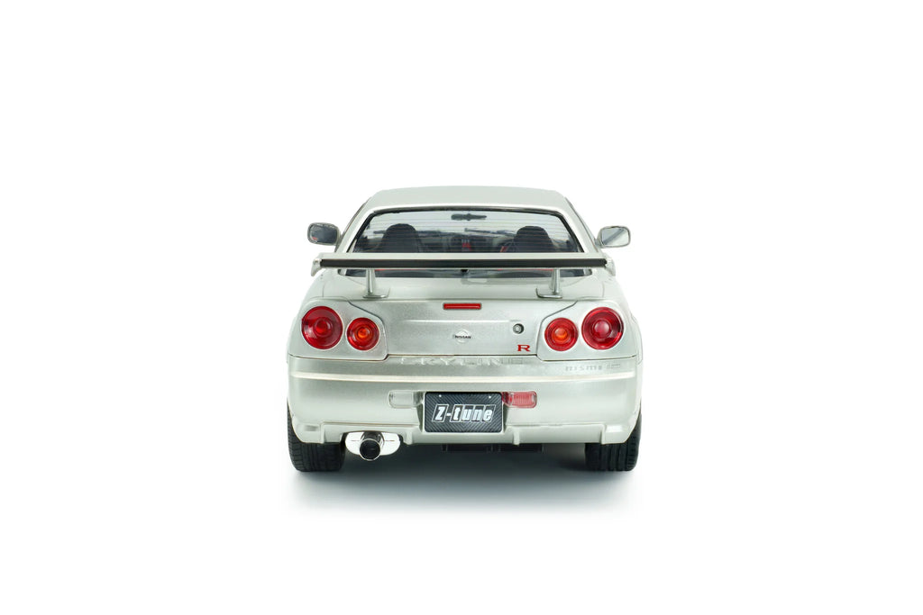 1999 Nissan Skyline GT-R BNR34 w/ Nismo Parts Diecast – 1:18