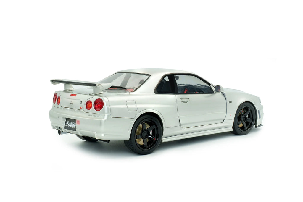 1999 Nissan Skyline GT-R BNR34 w/ Nismo Parts Diecast – 1:18