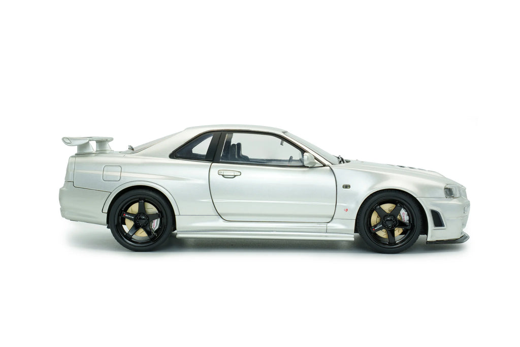 1999 Nissan Skyline GT-R BNR34 w/ Nismo Parts Diecast – 1:18