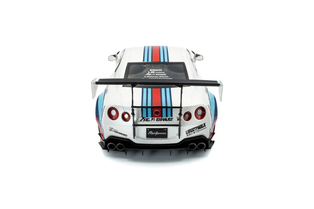 2024 Nissan GT-R R35 Liberty Walk 2.0 Martini Racing Solido 1:18 - S1805819