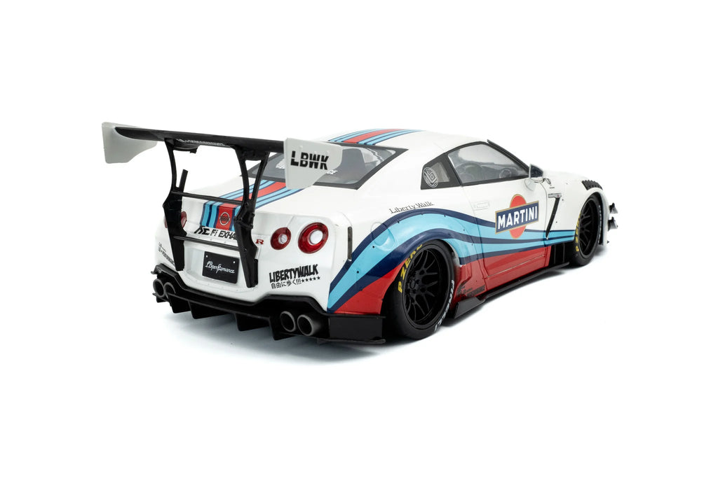 2024 Nissan GT-R R35 Liberty Walk 2.0 Martini Racing Solido 1:18 - S1805819
