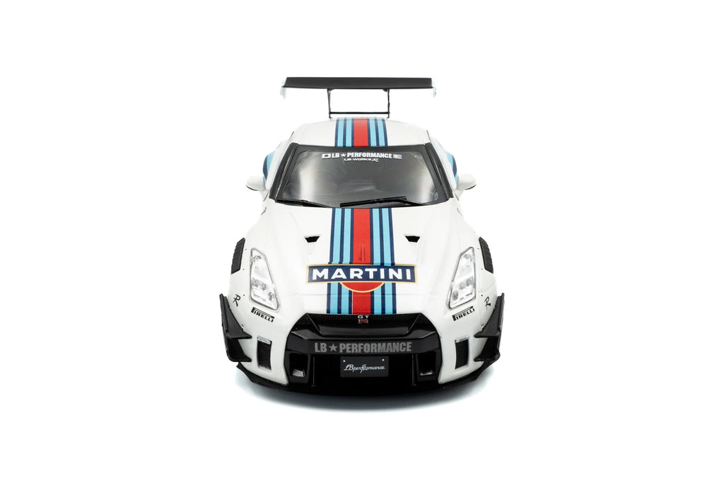 2024 Nissan GT-R R35 Liberty Walk 2.0 Martini Racing Solido 1:18 - S1805819