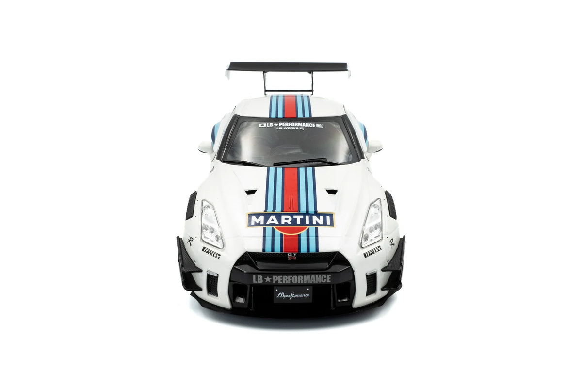 2024 Nissan GT-R R35 Liberty Walk 2.0 Martini Racing Solido 1:18 - S1805819