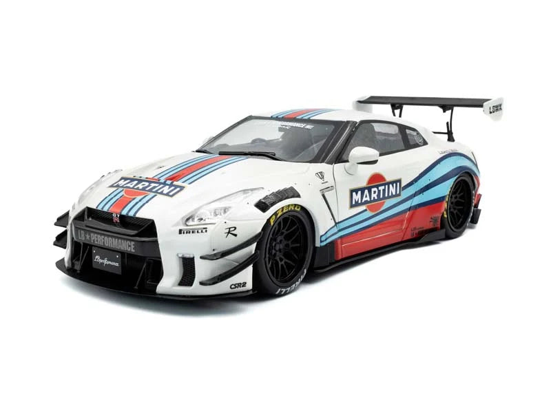 2024 Nissan GT-R R35 Liberty Walk 2.0 Martini Racing Solido 1:18 - S1805819