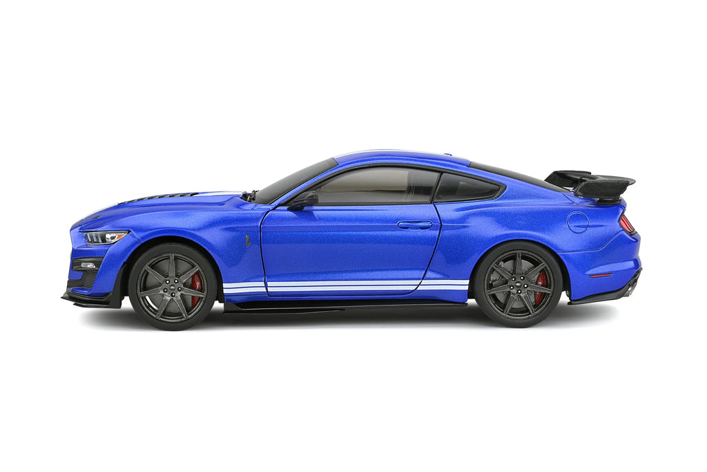 2020 Ford Mustang Shelby GT500 Fast Track Performance Blue – Solido 1:18 Diecast