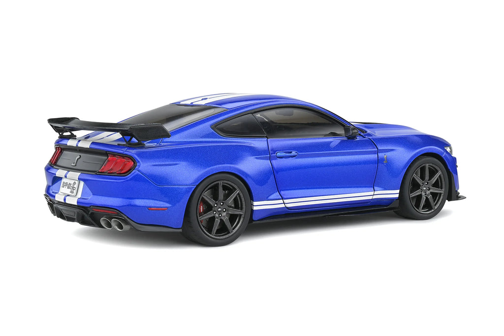 2020 Ford Mustang Shelby GT500 Fast Track Performance Blue – Solido 1:18 Diecast