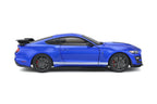 2020 Ford Mustang Shelby GT500 Fast Track Performance Blue – Solido 1:18 Diecast
