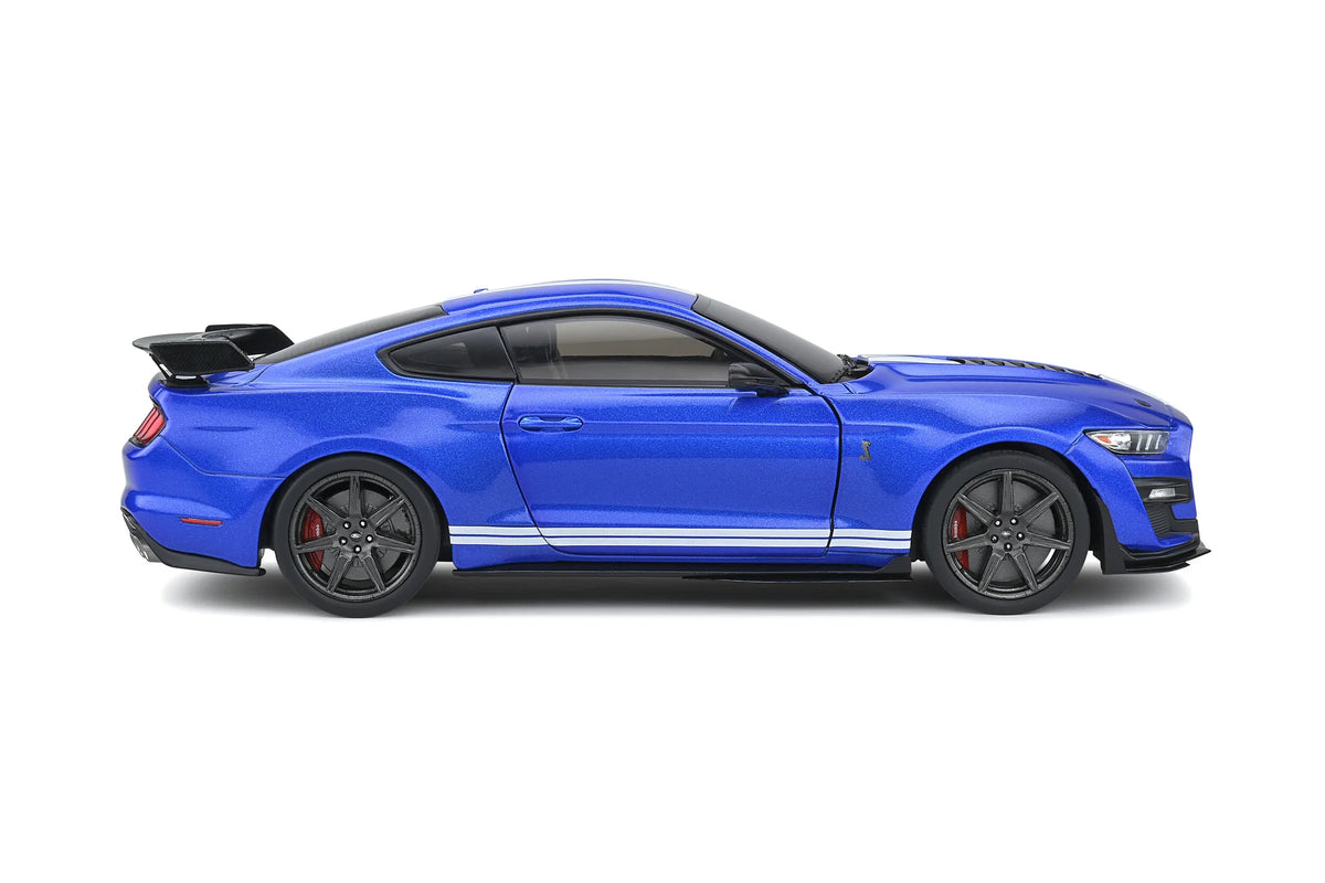 2020 Ford Mustang Shelby GT500 Fast Track Performance Blue – Solido 1:18 Diecast