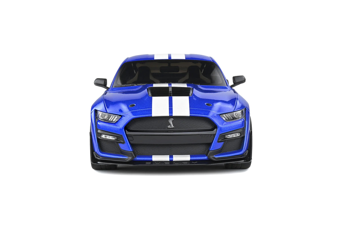 2020 Ford Mustang Shelby GT500 Fast Track Performance Blue – Solido 1:18 Diecast
