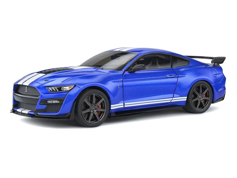 2020 Ford Mustang Shelby GT500 Fast Track Performance Blue – Solido 1:18 Diecast