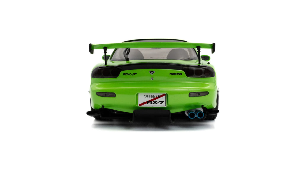 1999 Mazda RX-7 FD3RS Solido Works Neon Green Diecast – 1:18