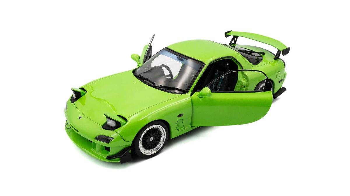 1999 Mazda RX-7 FD3RS Solido Works Neon Green Diecast – 1:18