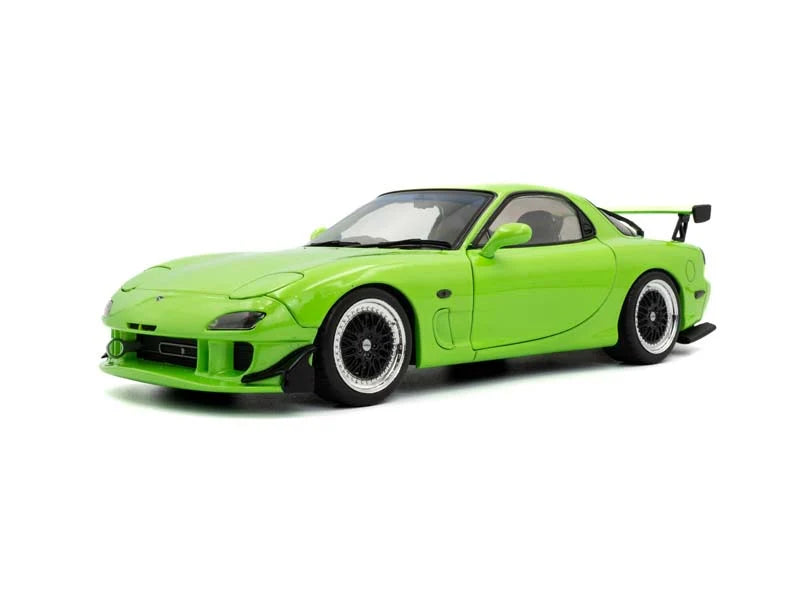 1999 Mazda RX-7 FD3RS Solido Works Neon Green Diecast – 1:18