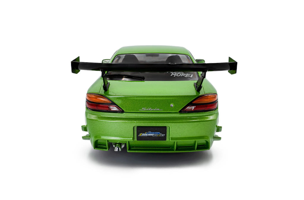 1999 Nissan Silvia S15 Spec-R Aero Solido Works Green 1:18 - S1812203