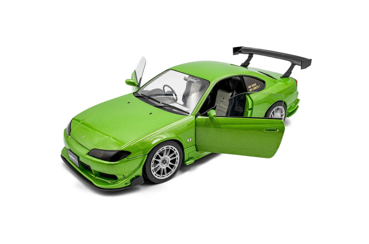 1999 Nissan Silvia S15 Spec-R Aero Solido Works Green 1:18 - S1812203