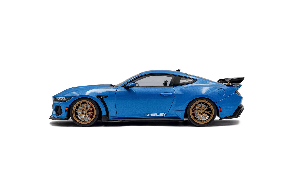 2025 Ford Mustang Shelby Super Snake Grabber Blue – Solido 1:18 Diecast