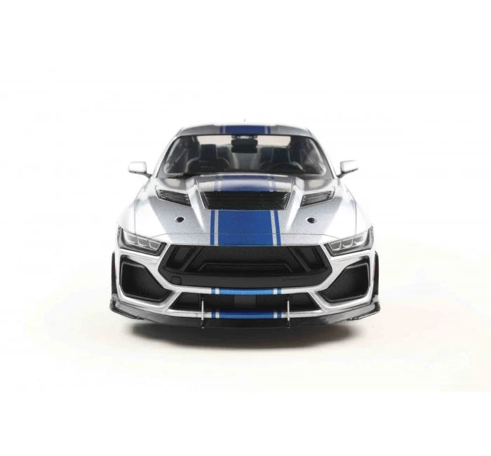 2025 Ford Mustang Shelby Super Snake Grey/Blue – Solido 1:18 Diecast