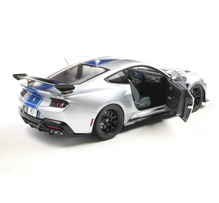 2025 Ford Mustang Shelby Super Snake Grey/Blue – Solido 1:18 Diecast