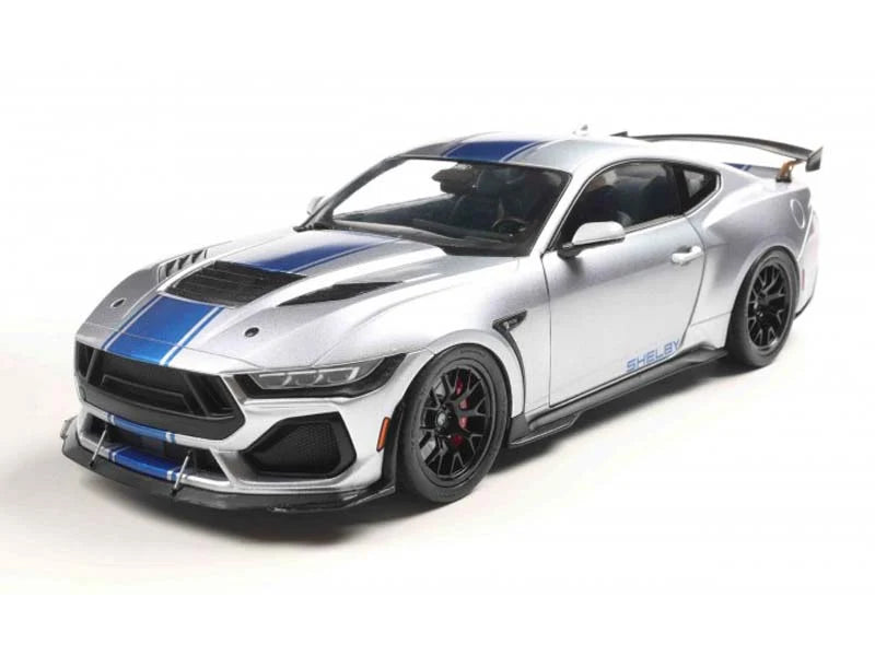 2025 Ford Mustang Shelby Super Snake Grey/Blue – Solido 1:18 Diecast