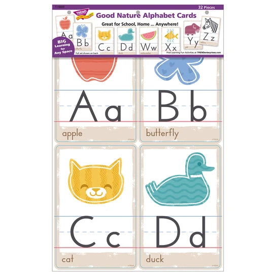 TREND Good Nature Alphabet Cards Learning Set