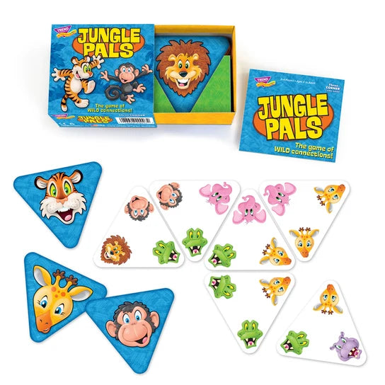 TREND Jungle Pals Three Corner Card Game