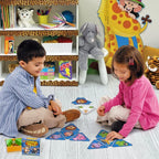 TREND Jungle Pals Three Corner Card Game