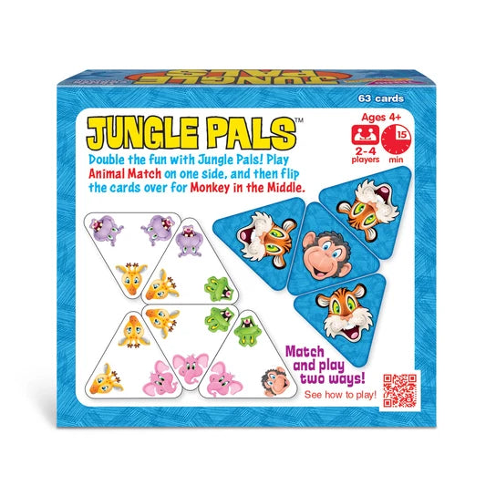 TREND Jungle Pals Three Corner Card Game