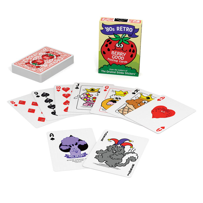 '80s Retro Playing Cards from the Makers of The Original Stinky Stickers® product image
