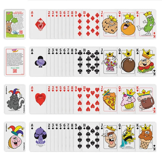 TREND '80s Retro Playing Cards from the Makers of The Original Stinky Stickers