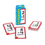TREND Subtraction 0-12 Pocket Flash Cards