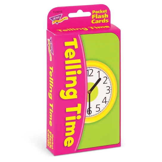 TREND Telling Time Pocket Flash Cards