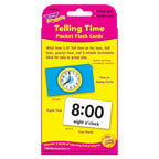 TREND Telling Time Pocket Flash Cards