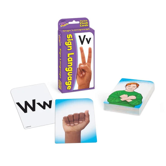 TREND Sign Language Pocket Flash Cards
