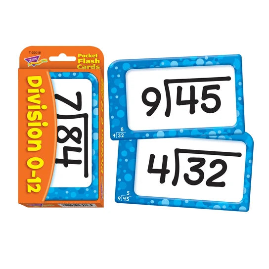 TREND Division 0-12 Pocket Flash Cards