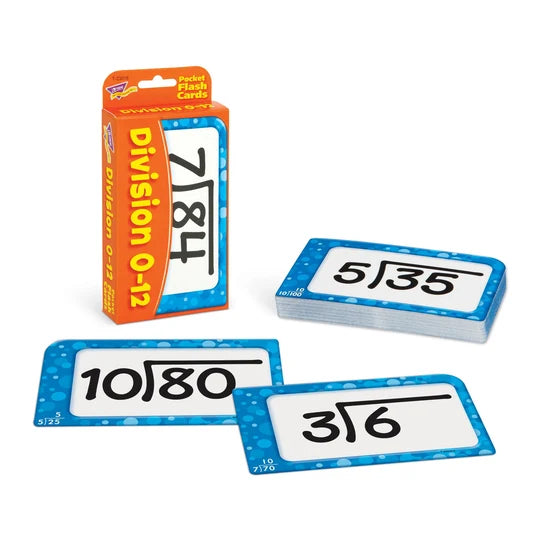 TREND Division 0-12 Pocket Flash Cards