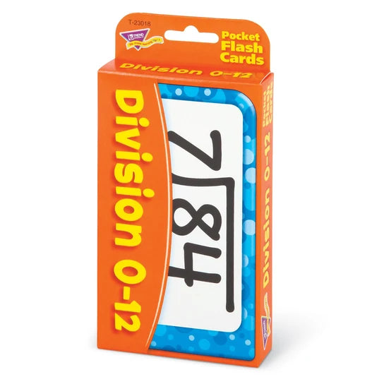 TREND Division 0-12 Pocket Flash Cards