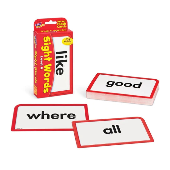 TREND Sight Words – Level A Pocket Flash Cards