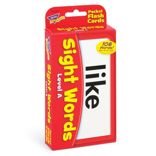 TREND Sight Words – Level A Pocket Flash Cards